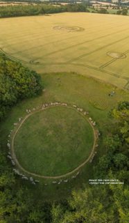 aerial of Rollright Stones from ccc