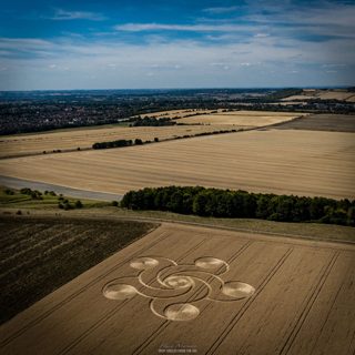 aerial of Etchilhampton from ccc