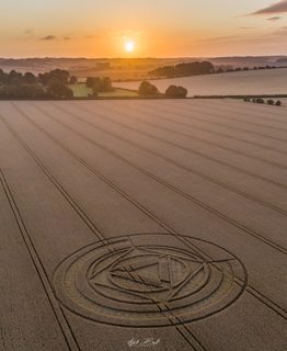 aerial of Preston Candover from ccc