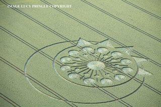 aerial of Owlesbury from ccc