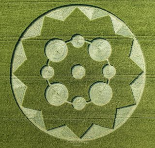 aerial of Crawley Down