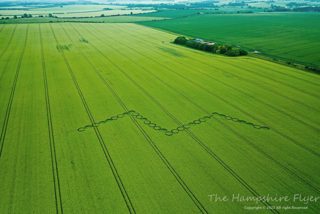 aerial of Hackpen Hill