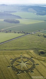 aerial of Ackling Dyke from ccc