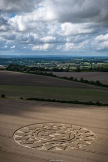 aerial of Roundway Hill from ccc
