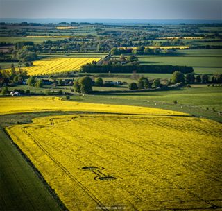 aerial of Waden Hill