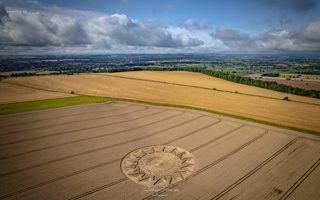 aerial of Roundway Hill