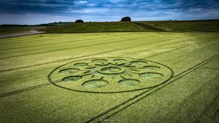 aerial of Avebury from ccc