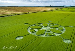 aerial of Winterbourne Stoke