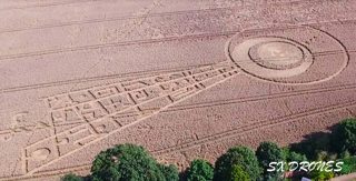 aerial of Sutton Hall