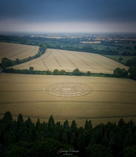 aerial of Woolstone