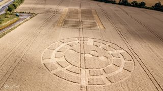 aerial of Fonthill Bishop from ccc