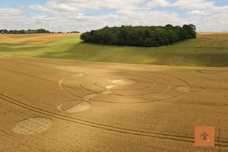 aerial of Luxenborough from ccc