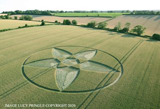 aerial of Bishops Sutton from ccc