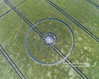 aerial of Silbury Hill from ccc