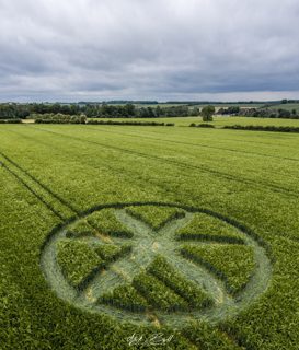 aerial of Chilton Candover