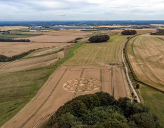 aerial of Hackpen Hill