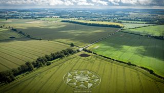 aerial of Longwood Warren from ccc