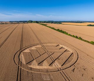 aerial of Stoke Charity