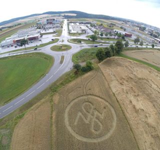 aerial of Zwettl from ccc