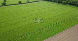 aerial of Chilton Candover from ccc