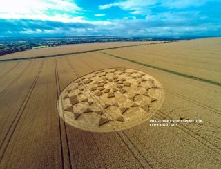aerial of Etchilhampton from ccc