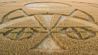 aerial of Figsbury Rings from ccc