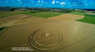 aerial of Maiden Castle from ccc