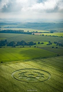 aerial of Tidcombe Down from ccc