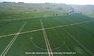 aerial of Barbury Hill