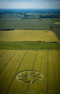 aerial of Hackpen Hill from ccc