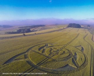 aerial of Hackpen Hill