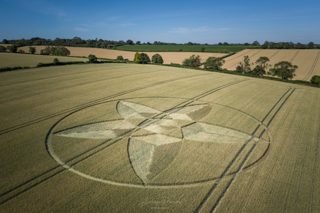 aerial of Bishops Sutton from ccc