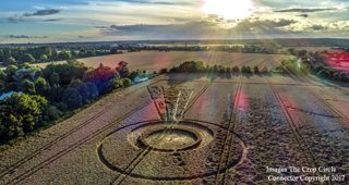 aerial of Sutton Hall