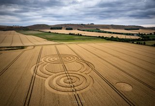 aerial of Tawesmead Copse