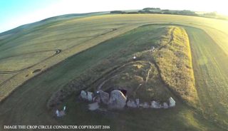 aerial of West Kennett