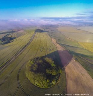 aerial of Hackpen Hill