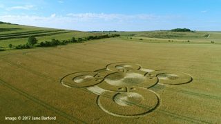 aerial of Battlesbury Hill from ccc