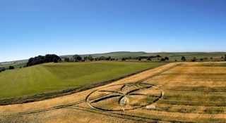 aerial of Yatesbury