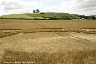 aerial of Battlesbury Hill from ccc