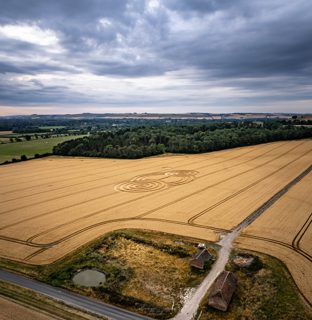 aerial of Tawesmead Copse from ccc