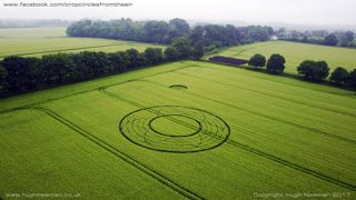 aerial of Broad Hinton from ccc