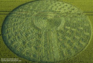 aerial of West Kennett