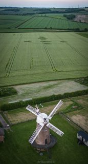 aerial of Wilton Windmill from ccc