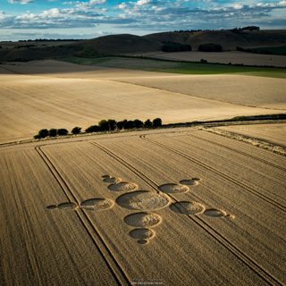 aerial of Woodborough Hill from ccc