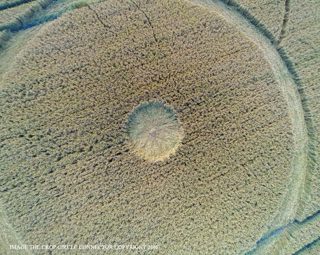 aerial of Alton Barnes from ccc