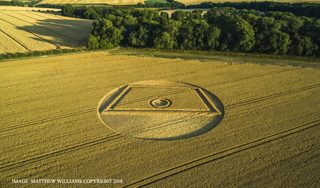 aerial of Gurston Ashes from ccc