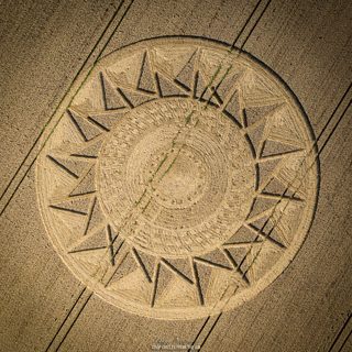 aerial of Roundway Hill from ccc