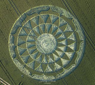 aerial of Ogbourne St George