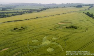 aerial of Keysley Down from ccc