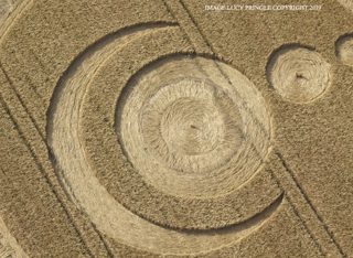 aerial of Cley Hill from ccc